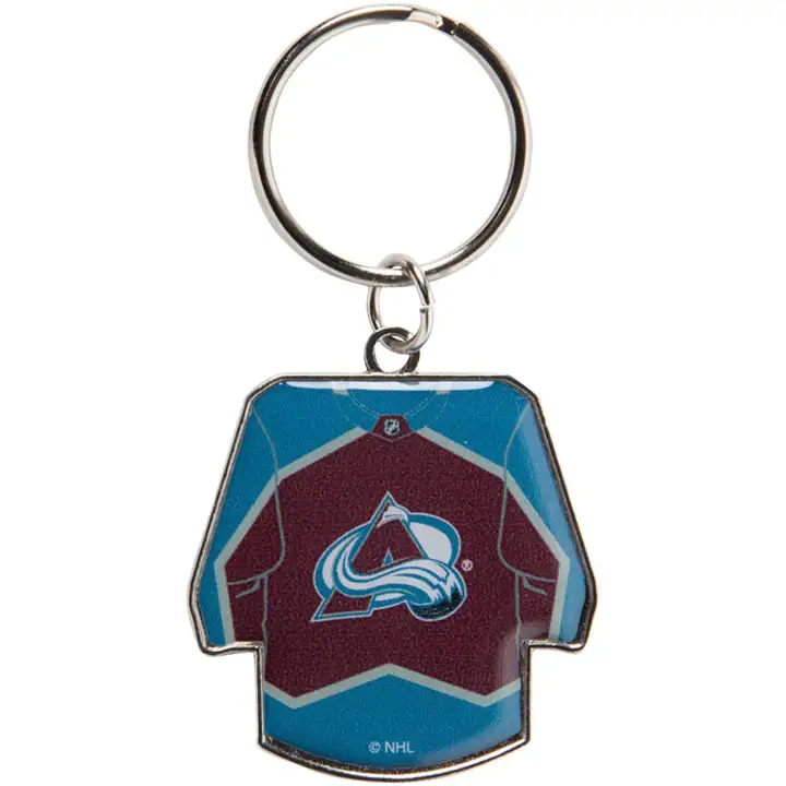 Porte-clés rotatif maillot Colorado Avalanche noir