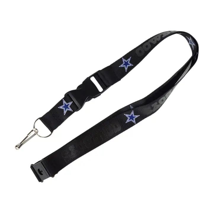Lanière Blk Dallas Cowboys fanzz Noire sur Couleur de l'équipe