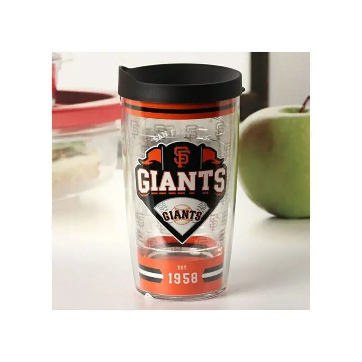 Gobelet San Francisco Giants 700 ml à double paroi (aspect bulles) noir