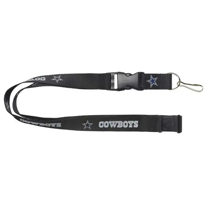 Lanière Dallas Cowboys Aminco noire