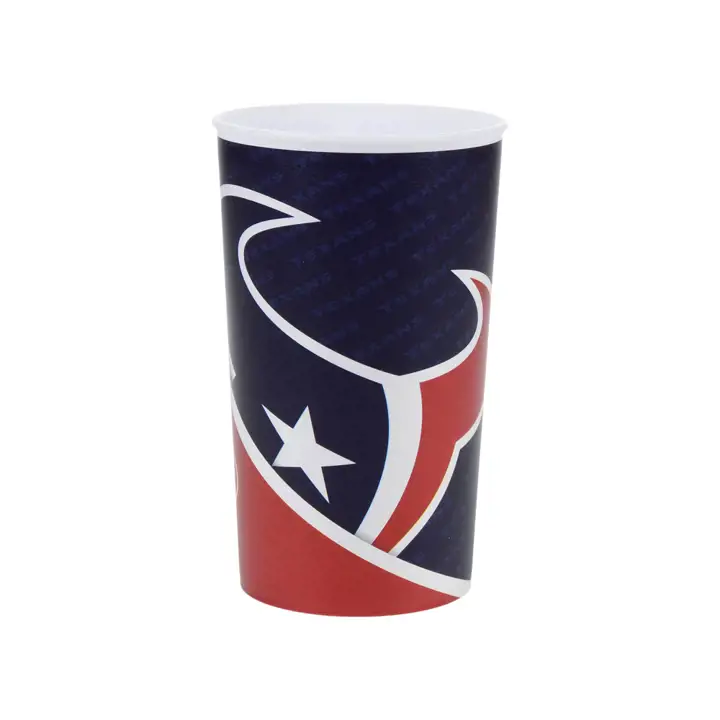 Houston Texans Pinte en plastique primaire 650 ml noire