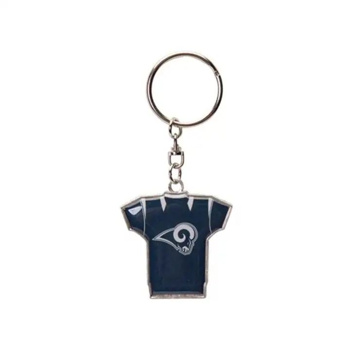Porte-clés rotatif maillot Los Angeles Rams noir