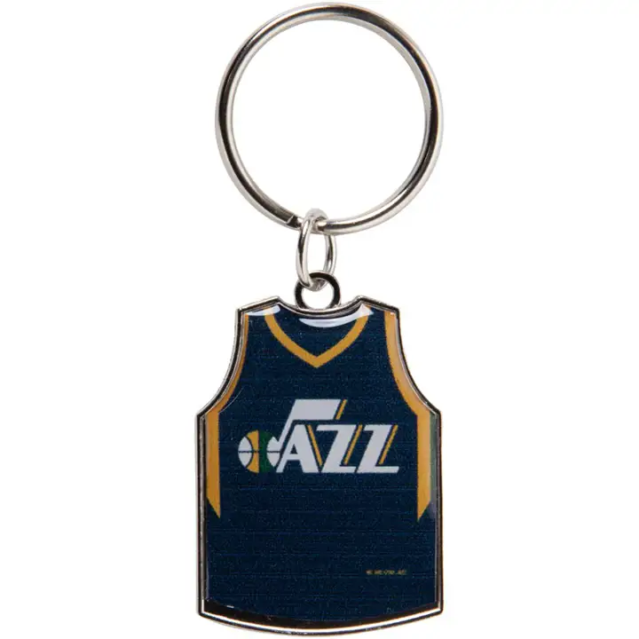 Porte-clés rotatif maillot Utah Jazz noir