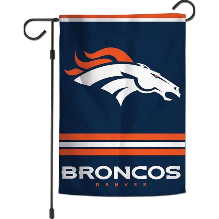 Drapeau de jardin Denver Broncos 11x15 - MISC NOVELTY blk