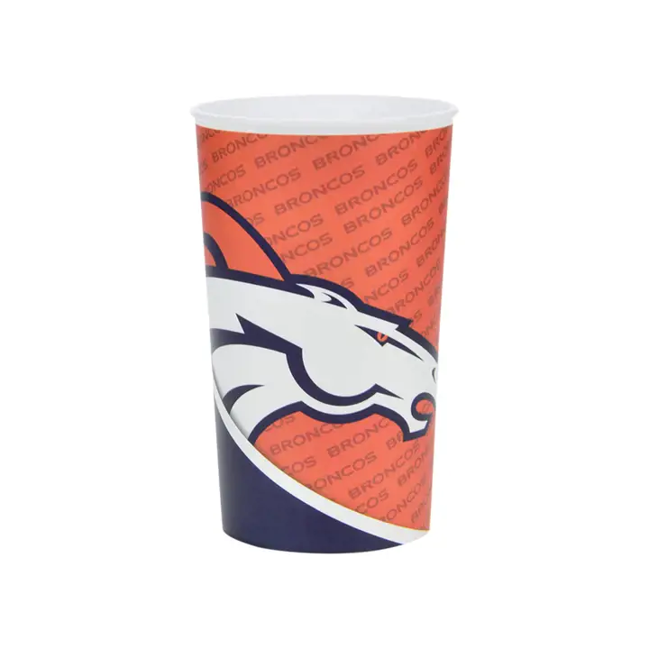 Denver Broncos 22oz Gobelet en plastique noir