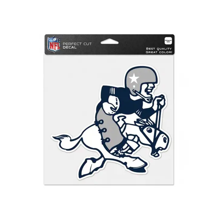 Dallas Cowboys autocollant découpé 8x8 - Couleur noire