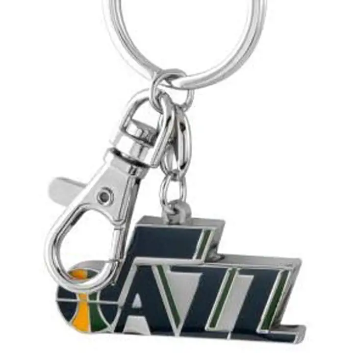 Porte-clés épais Utah Jazz Aminco noir
