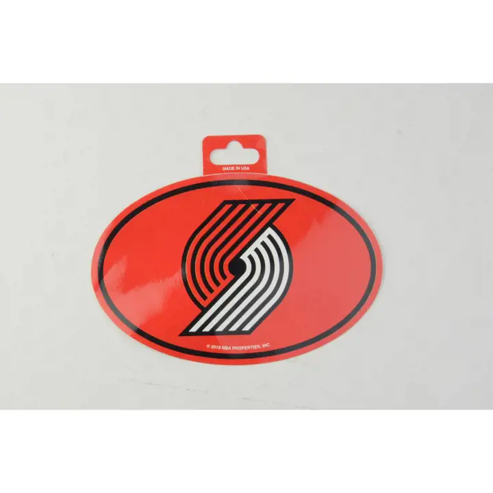Portland Trailblazers fanzz TCOvalStickerNBA noir
