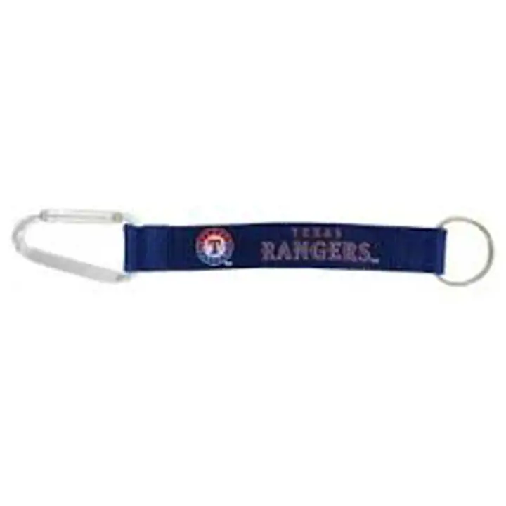Porte-clés mousqueton des Texas Rangers rouge