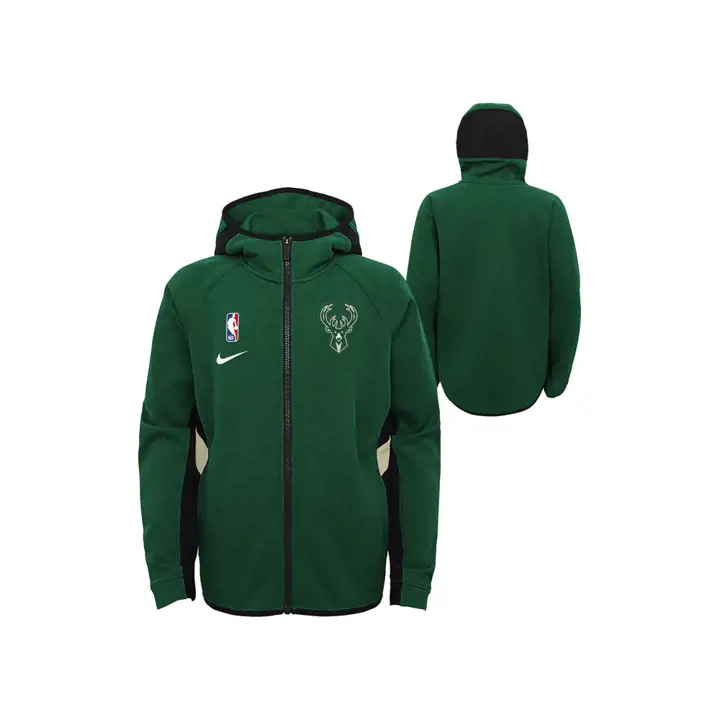 Milwaukee Bucks NBA Veste à capuche Showtime pour enfant 19 vert
