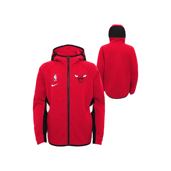Veste à capuche NBA Showtime pour jeune Chicago Bulls 19 rouge