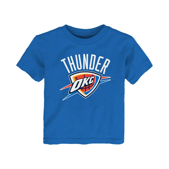 T-shirt enfant Oklahoma City Thunder NBA Basic Logo marine