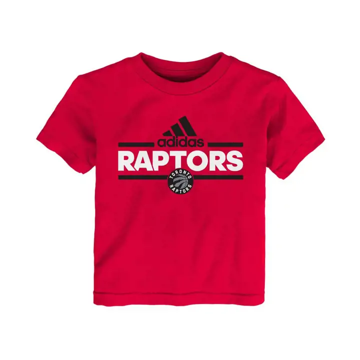 T-shirt Toronto Raptors NBA avec logo basique pour tout-petits rouge