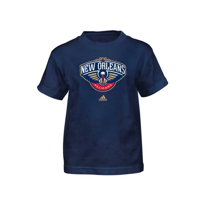 T-shirt Enfant New Orleans Pelicans NBA Logo Basique marine