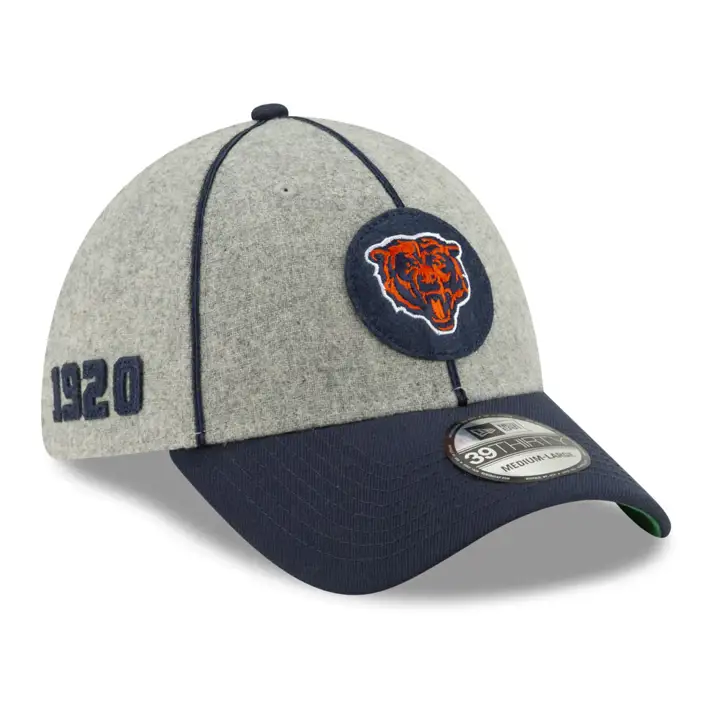Chicago Bears 19 NFL OF Sideline HM 39THIRTY Tête d'ours GRY/N