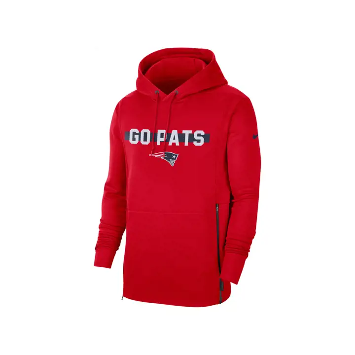 SWEAT À CAPUCHE NEW ENGLAND PATRIOTS NFL Therma Local 19 Rouge