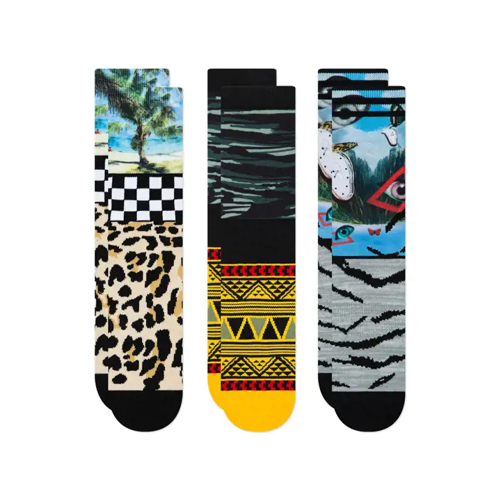 PKWY Wade Collision bien sûr 3 paires bleu/noir/vert
