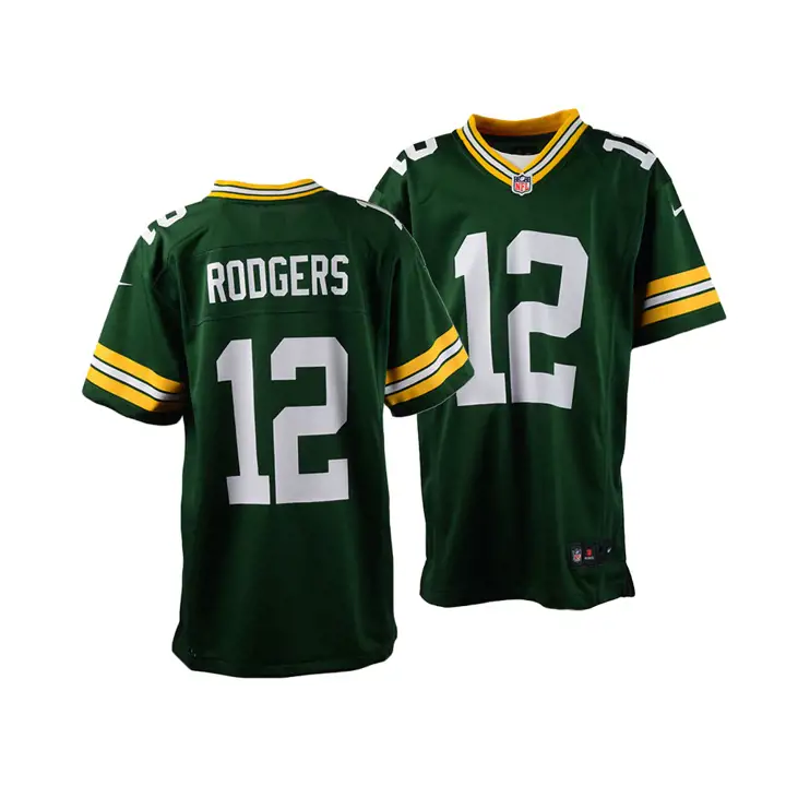 MAILLOT NFL Youth Game des PACKERS Aaron Rodgers vert