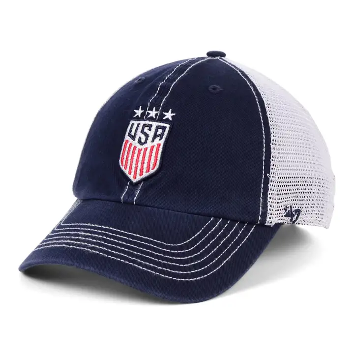 Casquette filet USA Soccer marine/blanc
