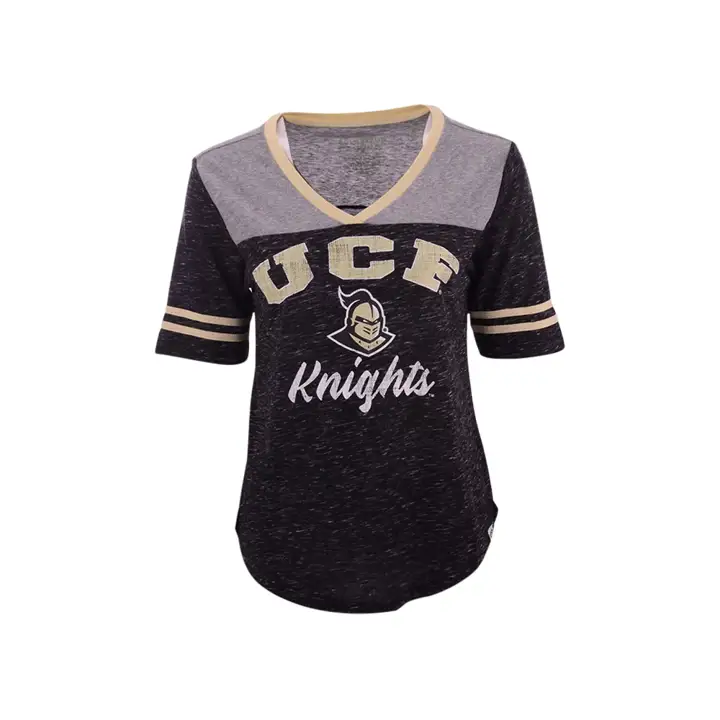 T-shirt col en V grand format pour femme UCF Knights NCAA