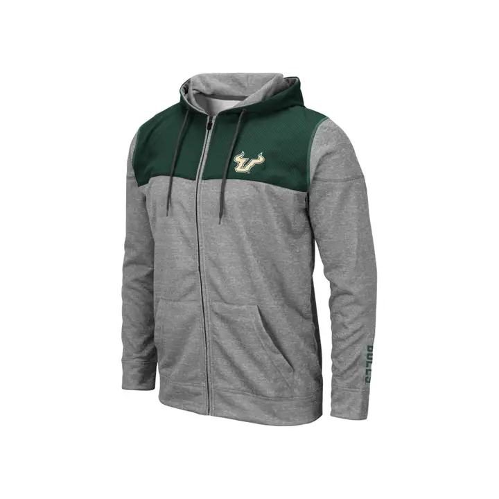 Sweat-shirt à capuche entièrement zippé Nelson des South Florida Bulls NCAA 19