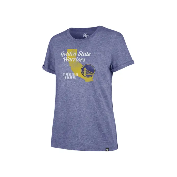 T-shirt tri-blend femme NBA Golden State Warriors Match local