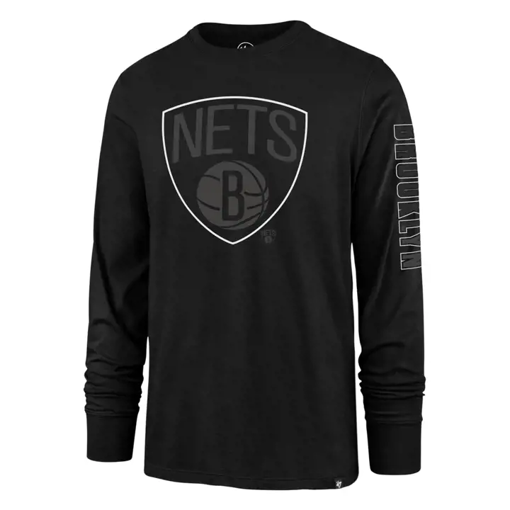 T-shirt Brooklyn Nets NBA Color Pop Super Rival manches longues 19-20 noir