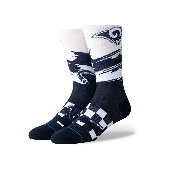 Los Angeles Rams NFL Wave Racer sock wht/Navy
