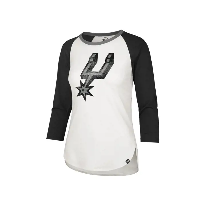 San Antonio Spurs NBA T-shirt femme Splitter Raglan 19 blanc/noir