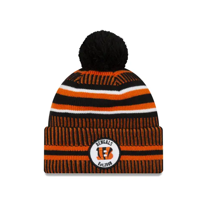 Cincinnati Bengals 19 NFL HM Sport Knit NOIR/ORANGE/BLANC