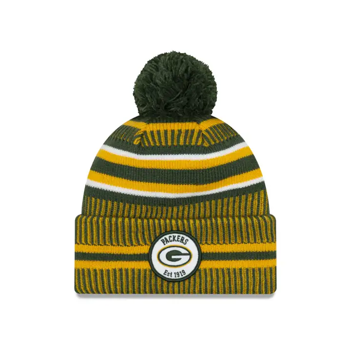Green Bay Packers 19 NFL Kids HM Sport Knit Vert/Jaune/Blanc