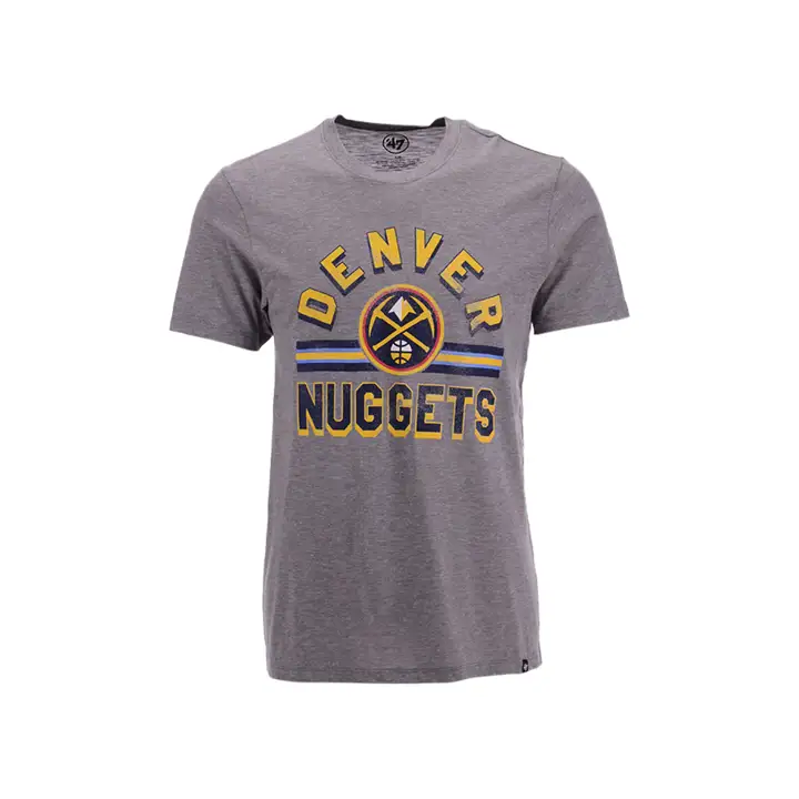 T-shirt rayé NUGGETS NBA Gris