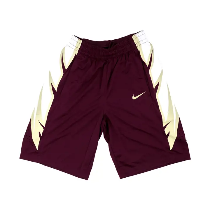 Short de basket-ball réplique de route NCAA Florida State Seminoles h