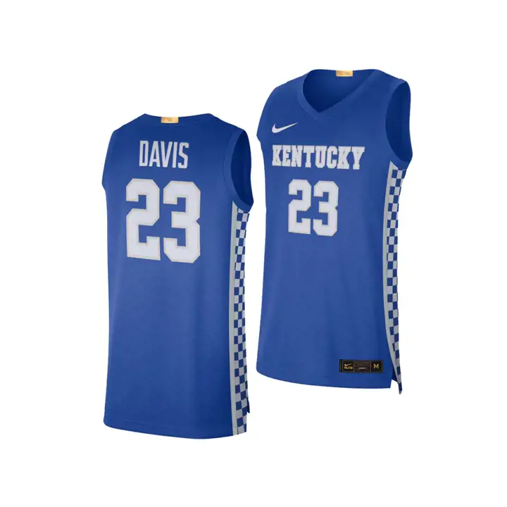 Maillot de basket-ball en édition limitée Kentucky NCAA Anthony Davis