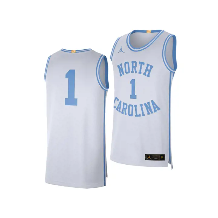 Maillot de basketball rétro NCAA Limited des North Carolina Tar Heels