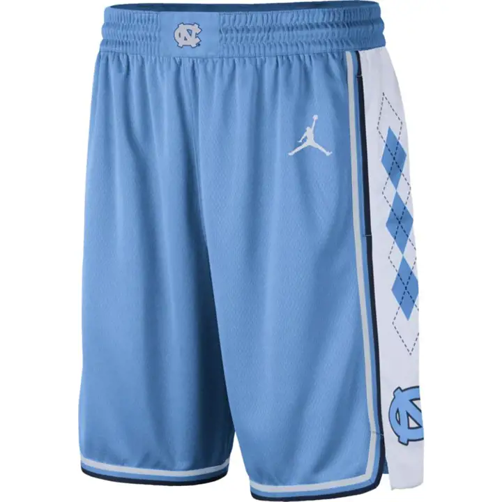 Short de basket-ball en édition limitée Tar Heels de l'Université de Caroline du Nord NCAA