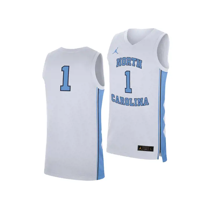 Maillot de basketball replica domicile NCAA des Tar Heels de la Caroline du Nord
