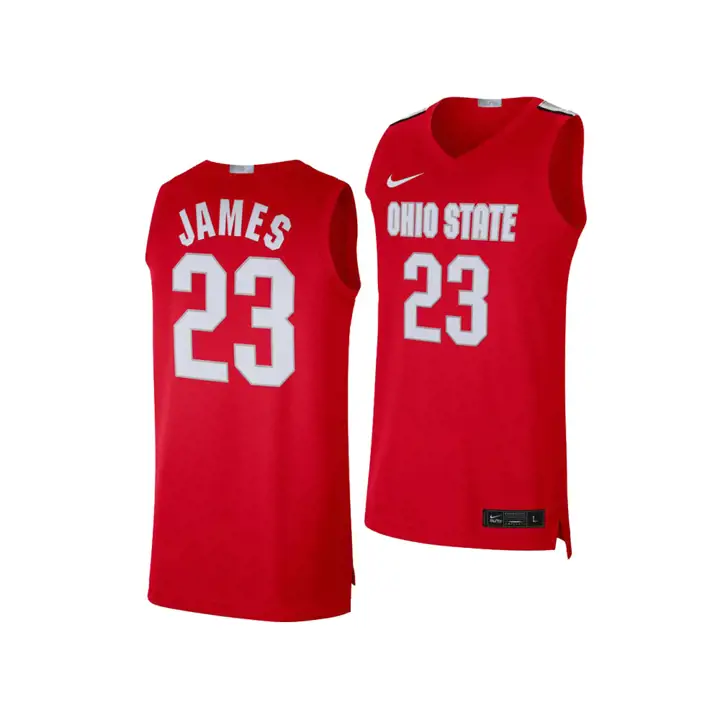 Maillot de basket-ball en édition limitée NCAA Ohio State LeBron James