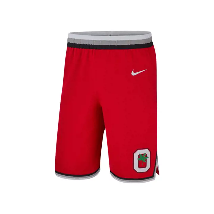 Short rétro de basket-ball Ohio State Buckeyes NCAA Réplique - Rouge