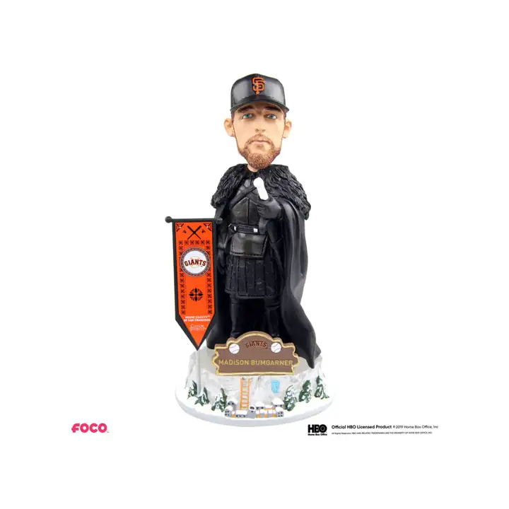 SF GIANTS GAME OF THRONES GARDE DE NUIT BOBBLE Madison Bumgarner