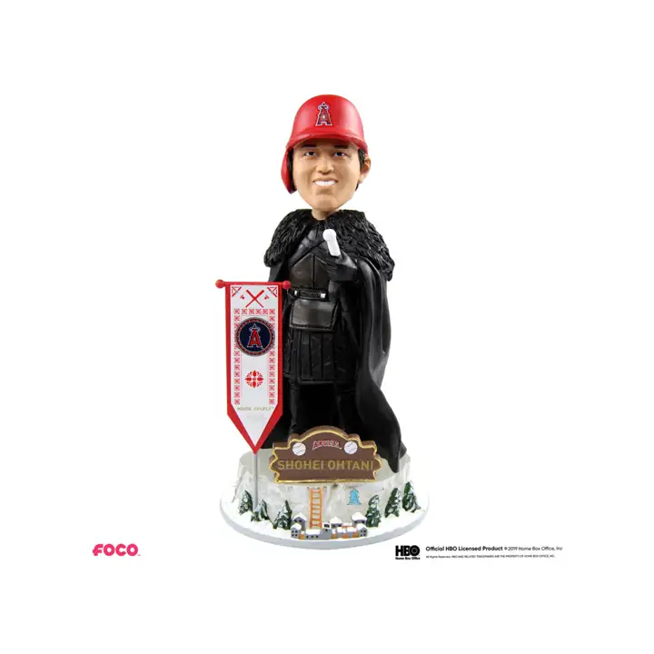 Los Angeles ANGELS GAME OF THRONES NIGHTS WATCH BOBBLE Shohe