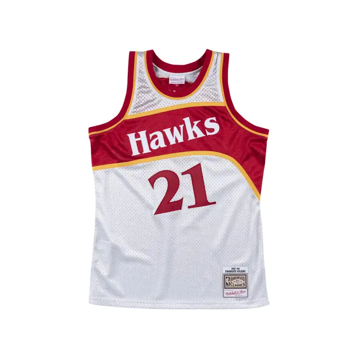 Maillot Swingman Platine des Atlanta Hawks MN Dominique Wilkins