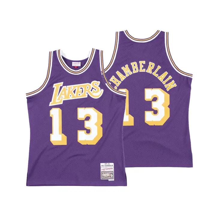 Maillot NBA M&N Swingman Wilt Chamberlain des Los Angeles Lakers