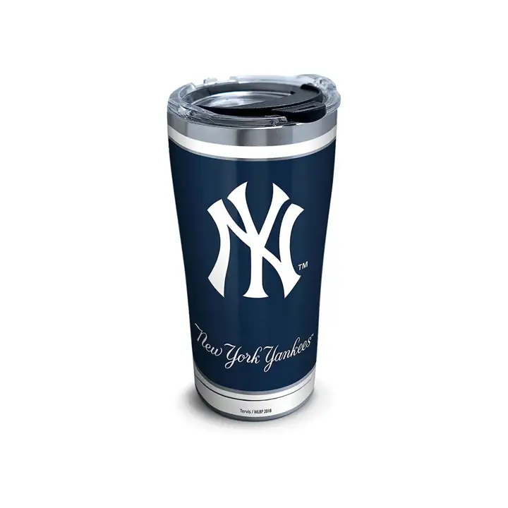 New York Yankees Gobelet 590 ml MLB Home Run en acier inoxydable bleu marine/sil