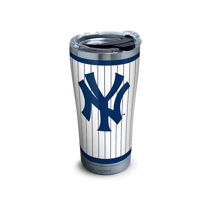 New York Yankees 20oz MLB Pinstripes Acier inoxydable b/n