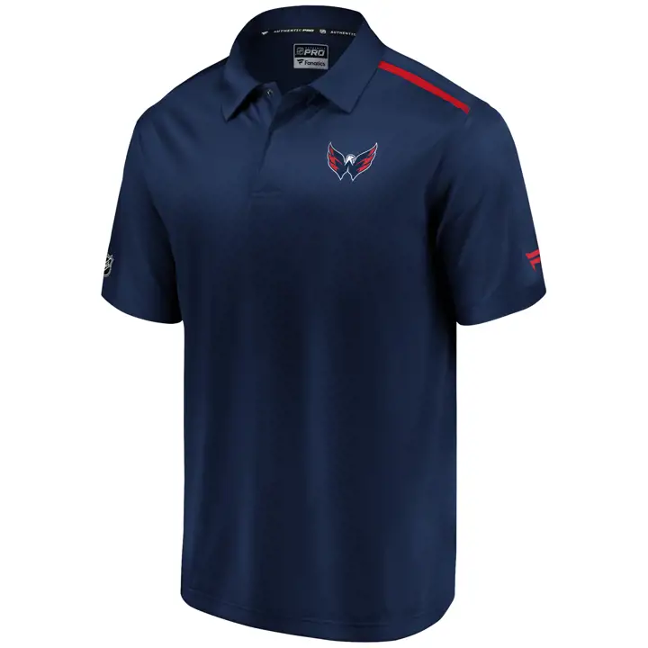 Polo de patinoire officiel Pro NHL Washington Capitals marine