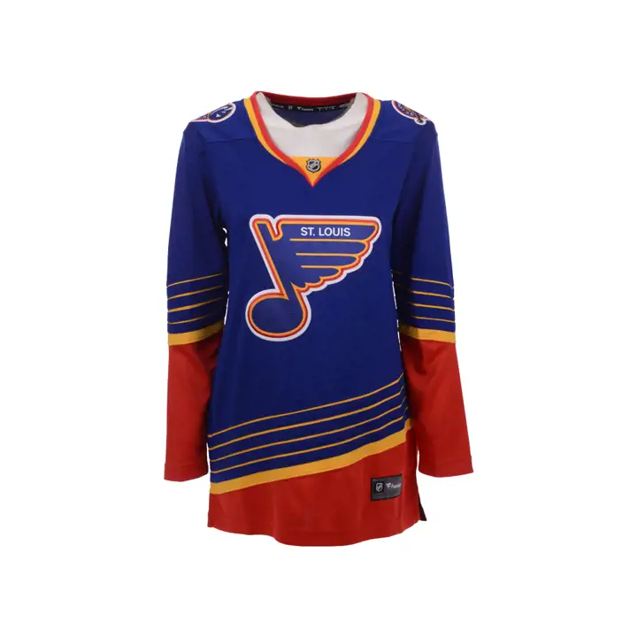 Maillot de hockey alternatif Blues LNH pour femme – bleu