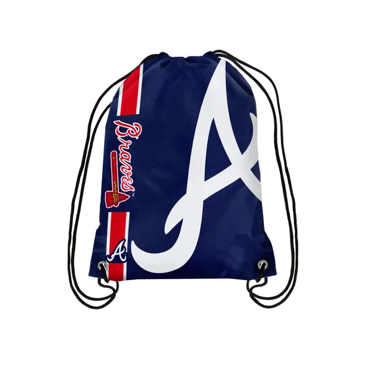 Sac à dos à cordon avec grand logo des Atlanta Braves
