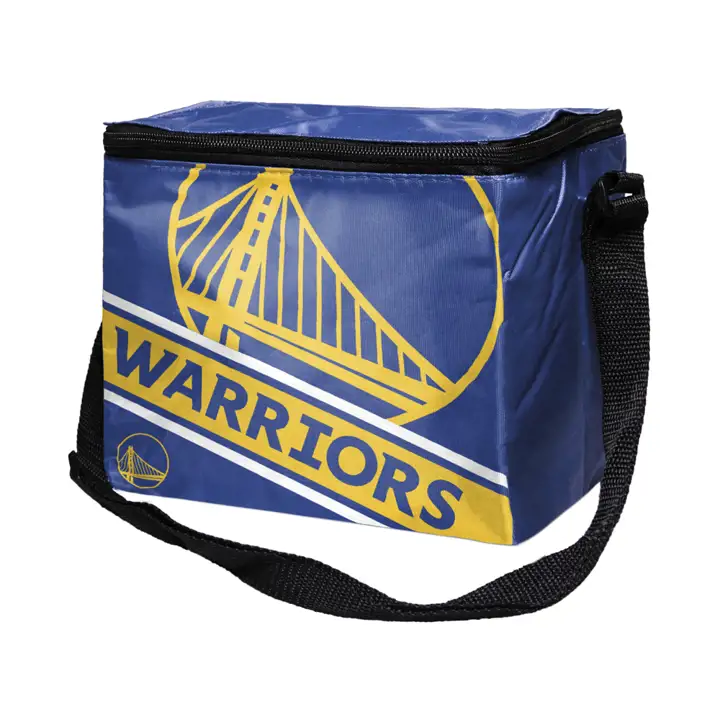 Glacière 6 canettes rayée à grand logo Golden State Warriors