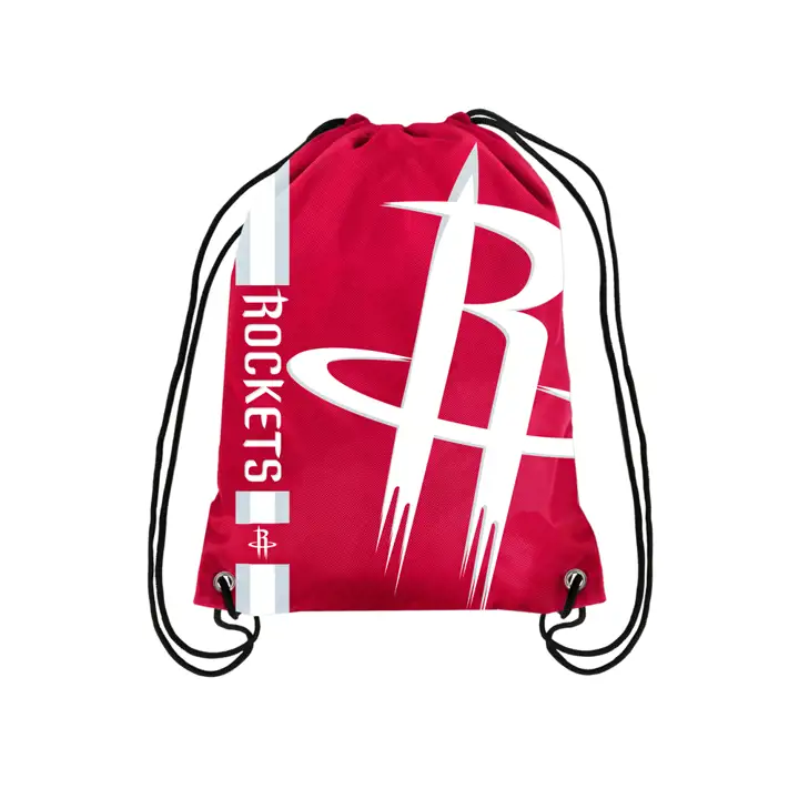 Sac à dos à cordon avec grand logo des Houston Rockets